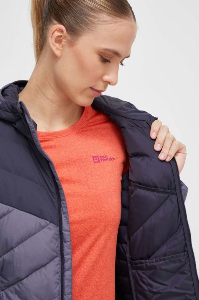 Спортивна пухова куртка Jack Wolfskin Tundra колір синій фото 6