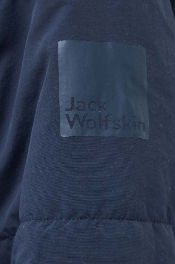 Куртка Jack Wolfskin жіноча колір синій зимова фото 5