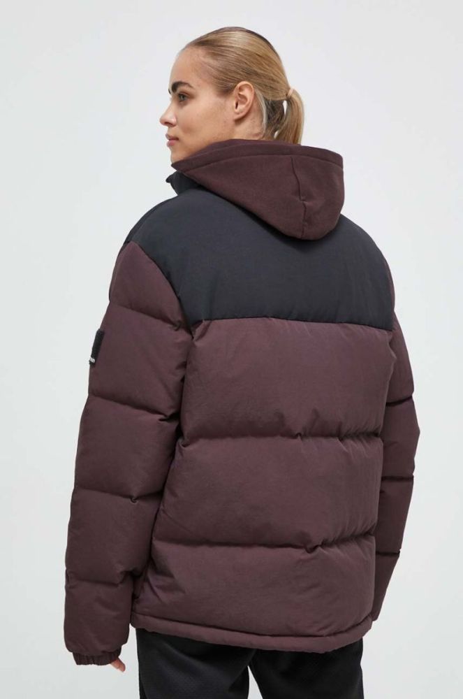 Пухова куртка Jack Wolfskin жіноча зимова колір фіолетовий фото 3