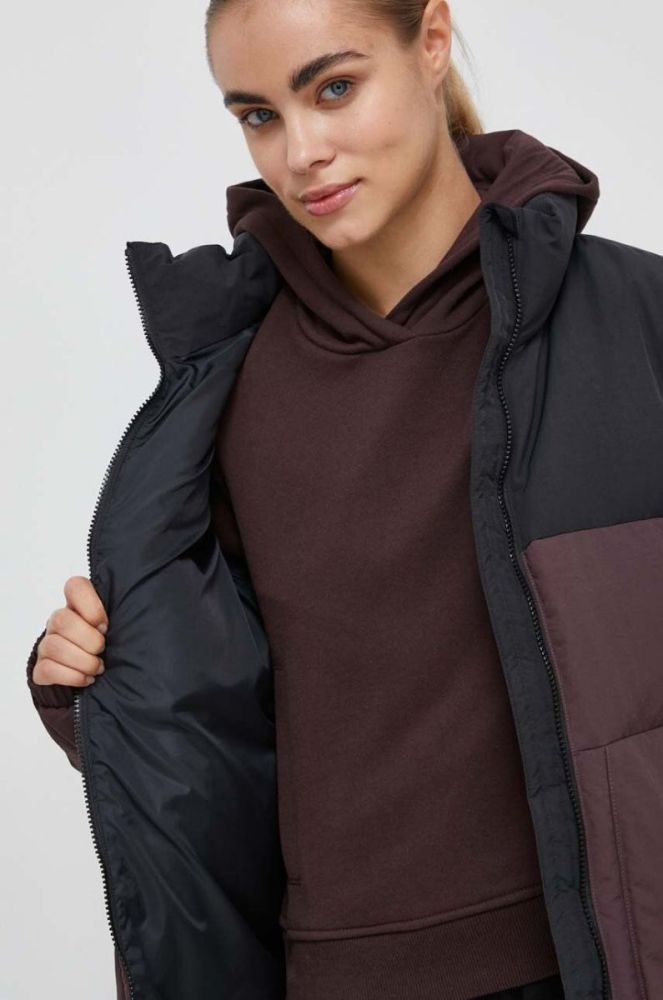 Пухова куртка Jack Wolfskin жіноча зимова колір фіолетовий фото 6