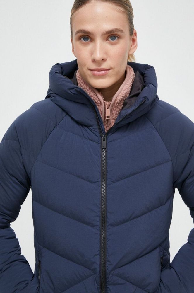 Пухова куртка Jack Wolfskin жіноча колір синій зимова фото 6