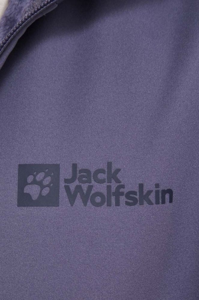Куртка outdoor Jack Wolfskin Windhain колір фіолетовий перехідна фото 5