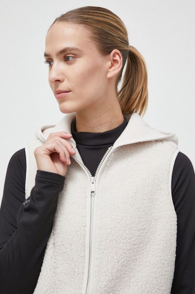 Спортивна безрукавка Jack Wolfskin High Curl колір бежевий перехідний фото 4