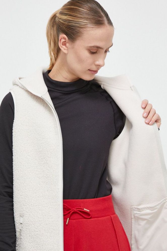 Спортивна безрукавка Jack Wolfskin High Curl колір бежевий перехідний фото 5