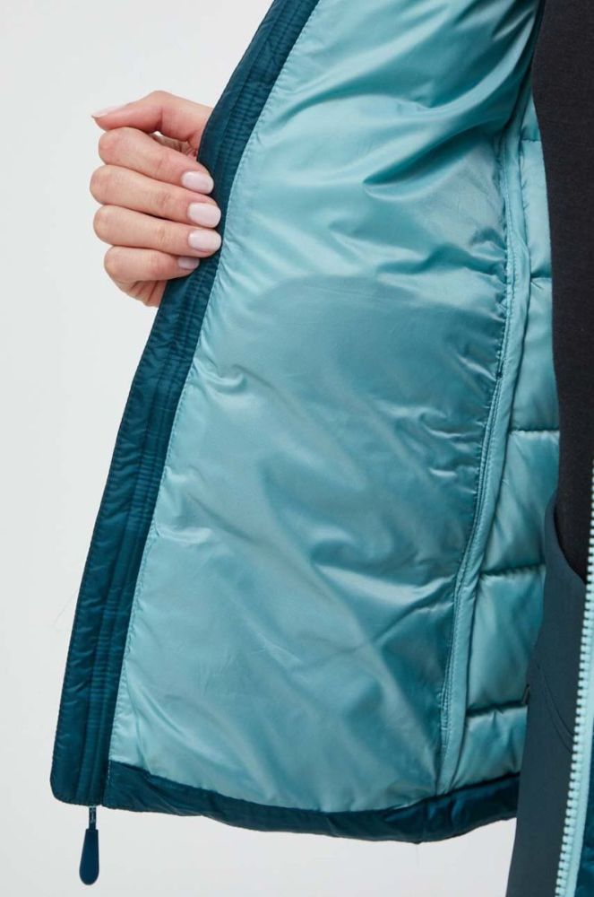 Спортивна пухова куртка Jack Wolfskin Nebelhorn колір бірюзовий фото 6