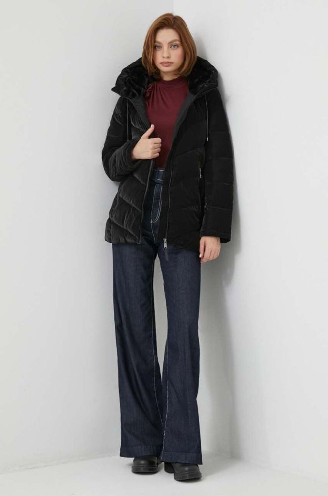 Куртка Dkny жіноча колір чорний зимова (3597885) фото 2