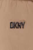 Куртка Dkny жіноча колір коричневий зимова (3597896)