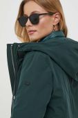 Куртка Dkny жіноча колір зелений перехідна (3574992)