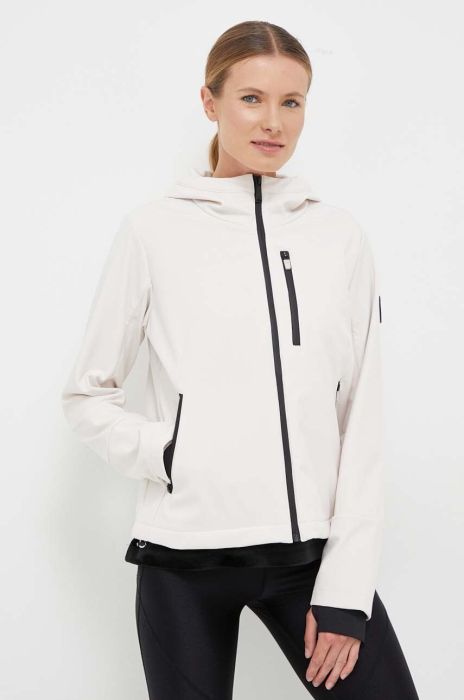 Куртка Dkny жіноча колір бежевий перехідна (3454147)