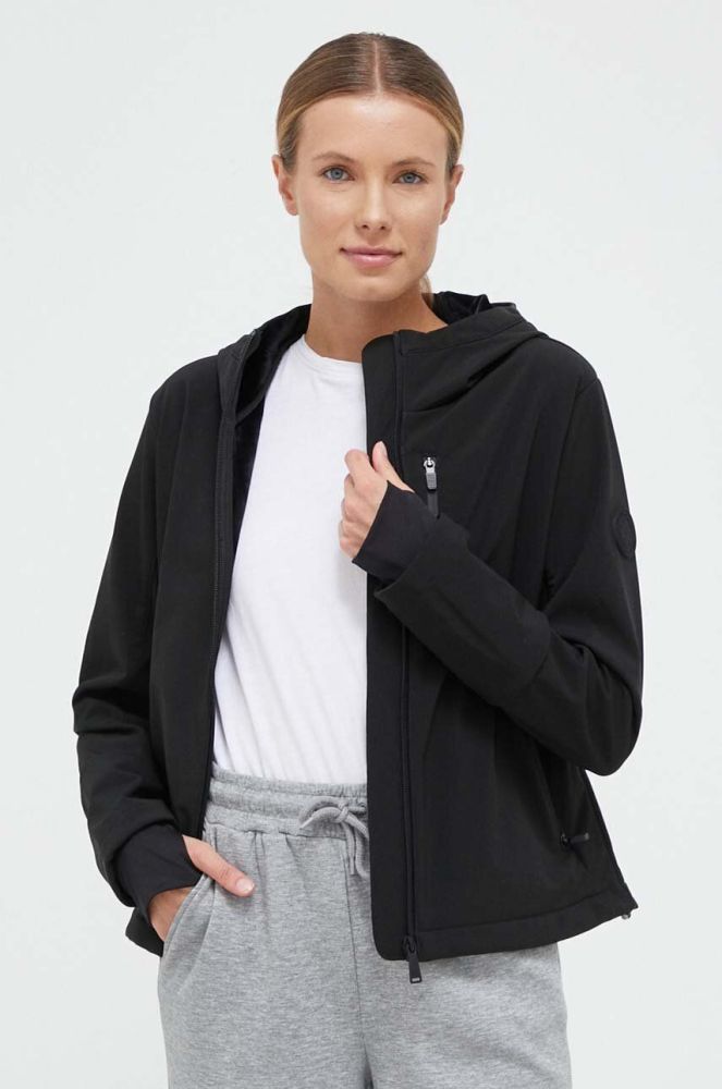 Куртка Dkny жіноча колір чорний перехідна (3454141)