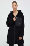 Куртка Dkny жіноча колір чорний перехідна oversize