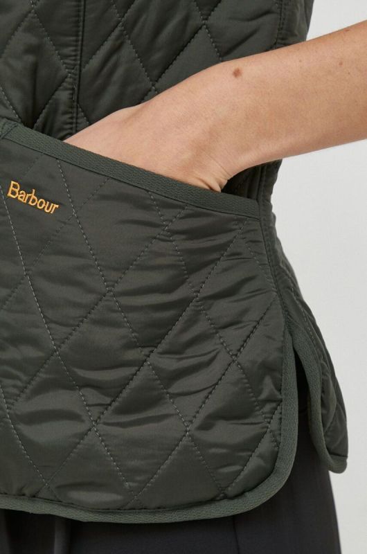 Безрукавка Barbour колір зелений фото 4