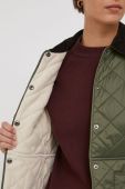 Куртка Barbour жіноча колір зелений перехідна (3634808)