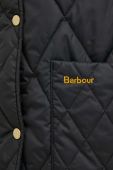 Куртка Barbour Marsett жіноча колір чорний перехідна oversize