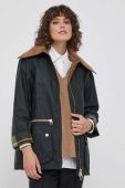 Бавовняна куртка Barbour колір зелений перехідна (3492872)