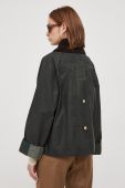 Куртка Barbour жіноча колір зелений перехідна (3605795)