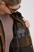 Куртка Barbour жіноча колір коричневий перехідна