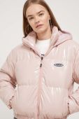 Куртка Ellesse жіноча колір рожевий зимова oversize