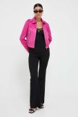 Куртка Morgan жіноча колір рожевий перехідна (3420454)