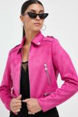 Куртка Morgan жіноча колір рожевий перехідна (3420454)