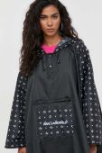 Пончо-дощовик Karl Lagerfeld колір чорний перехідна oversize
