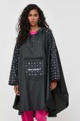 Пончо-дощовик Karl Lagerfeld колір чорний перехідна oversize