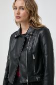 Куртка Morgan жіноча колір чорний перехідна (3559711)