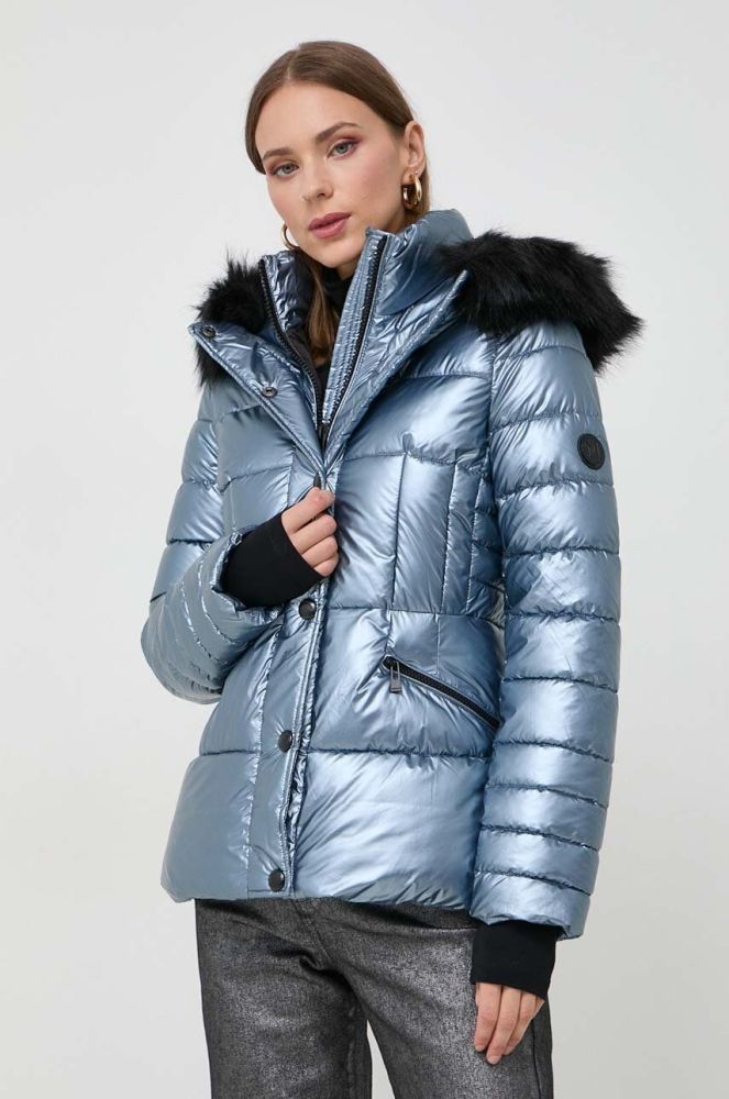 Куртка Morgan жіноча зимова колір блакитний (3638490)