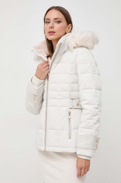 Пухова куртка Morgan жіноча колір бежевий перехідна