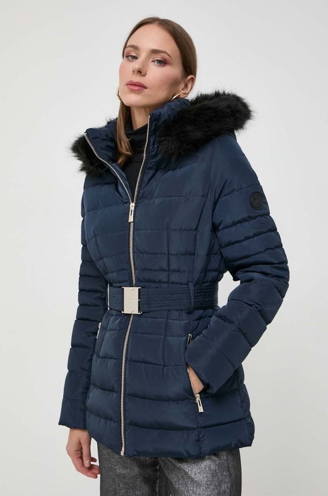 Пухова куртка Morgan жіноча колір синій зимова