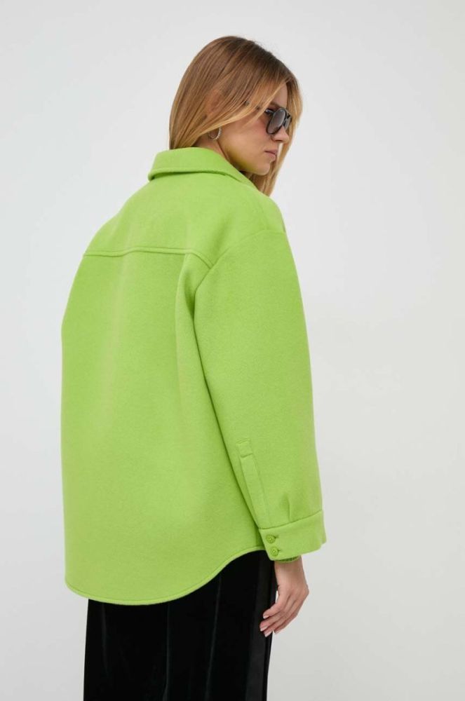 Куртка-сорочка MAX&Co. x Anna Dello Russo колір зелений перехідна oversize фото 3