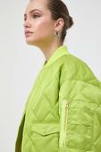 Куртка-бомбер MAX&Co. x Anna Dello Russo жіноча колір зелений перехідна