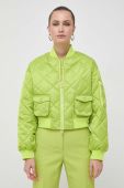 Куртка-бомбер MAX&Co. x Anna Dello Russo жіноча колір зелений перехідна