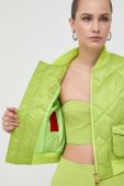 Куртка-бомбер MAX&Co. x Anna Dello Russo жіноча колір зелений перехідна