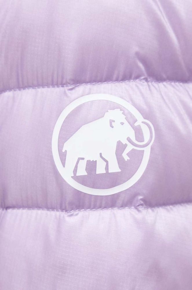 Пухова куртка Mammut жіноча колір фіолетовий фото 5