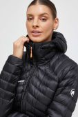 Пухова куртка Mammut жіноча колір чорний