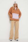 Куртка Rip Curl жіноча колір коричневий перехідна oversize