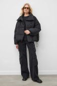 Куртка Won Hundred жіноча колір чорний зимова oversize (3629754)
