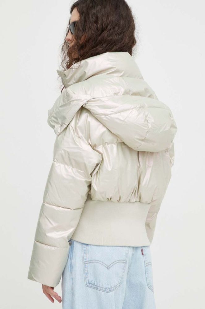 Куртка Won Hundred Calloway жіноча колір бежевий зимова oversize фото 3