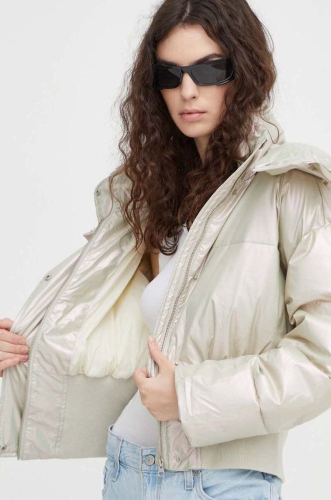 Куртка Won Hundred Calloway жіноча колір бежевий зимова oversize фото 7