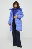 Пухова куртка Hetrego жіноча колір фіолетовий зимова