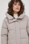 Пухова куртка Hetrego жіноча колір бежевий зимова (3638591)