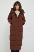 Пухова куртка Hetrego жіноча колір коричневий зимова (3638586)