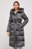 Пухова куртка Hetrego жіноча колір сірий зимова (3588473)