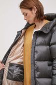 Пухова куртка Hetrego жіноча колір сірий зимова (3588473)