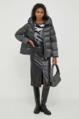Пухова куртка Hetrego жіноча колір сірий зимова (3588483)