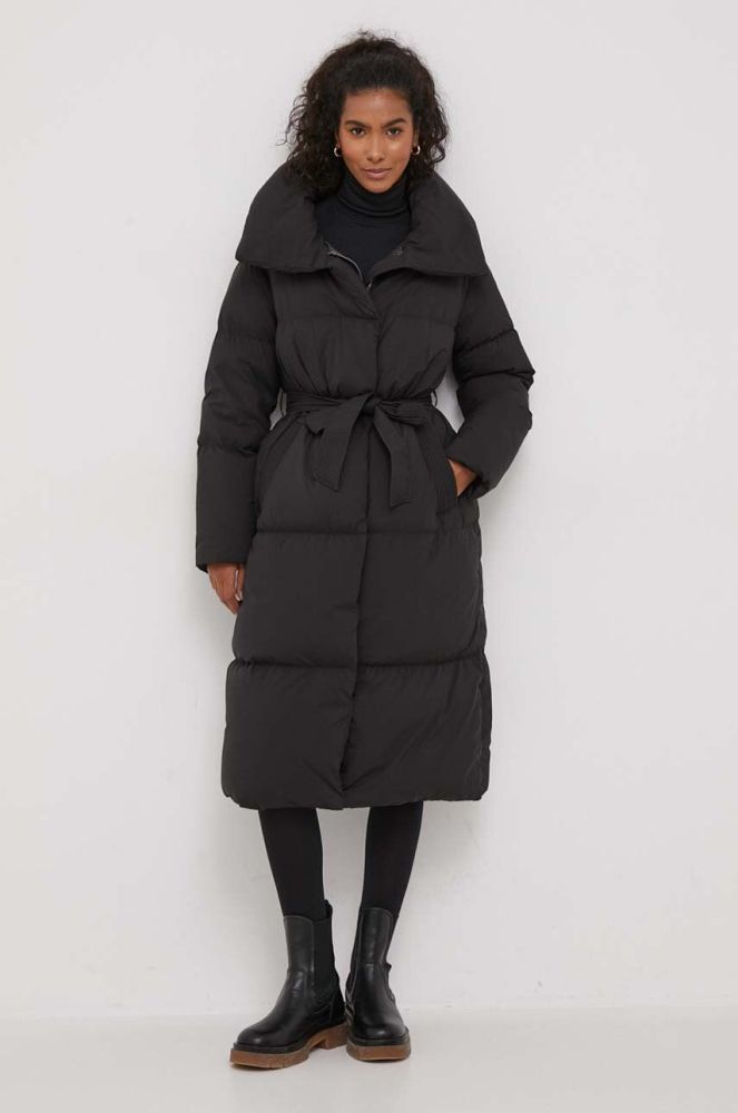 Пухова куртка Hetrego жіноча колір чорний зимова (3582549)