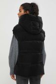 Пухова безрукавка Hetrego жіночий колір чорний зимовий