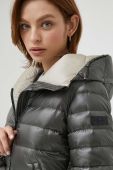 Пухова куртка Hetrego жіноча колір сірий зимова (3597912)