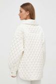 Пухова куртка Miss Sixty жіноча колір бежевий перехідна oversize